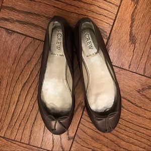 J. Crew Classic Ballet Flats, 5.5, Bronze *NEW*